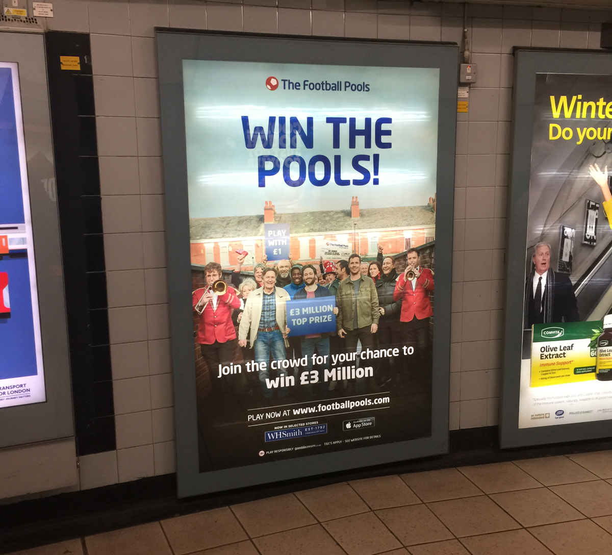 football pools london underground